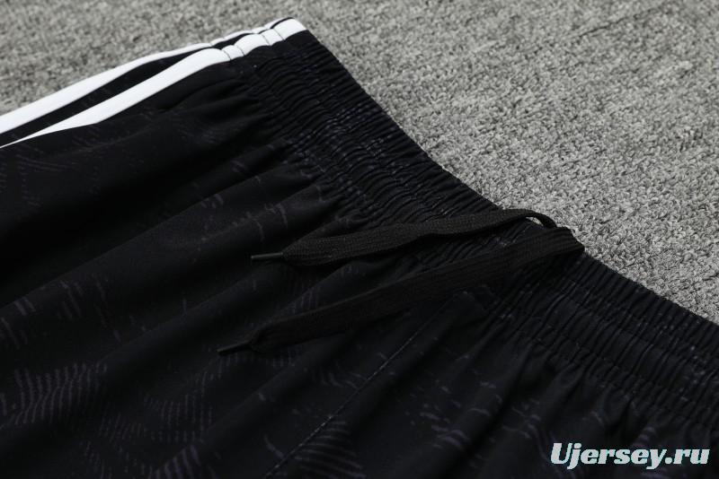 23-24 Juventus Black White Short Sleeve+Shorts