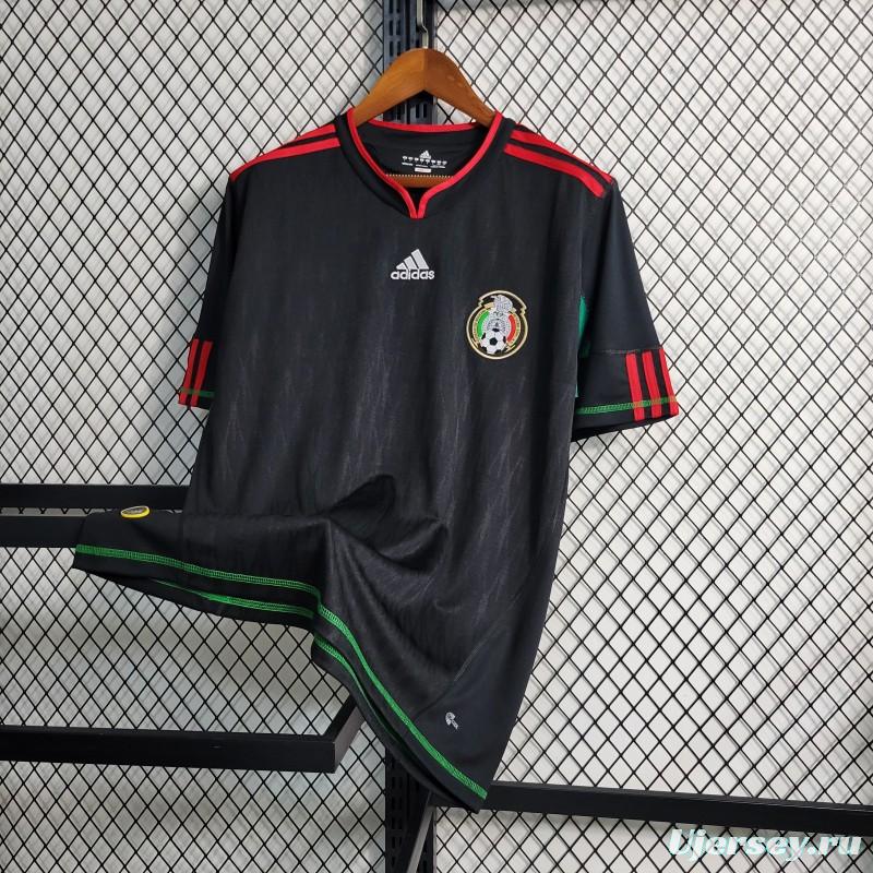 Retro 2010 Mexico Away Black Jersey