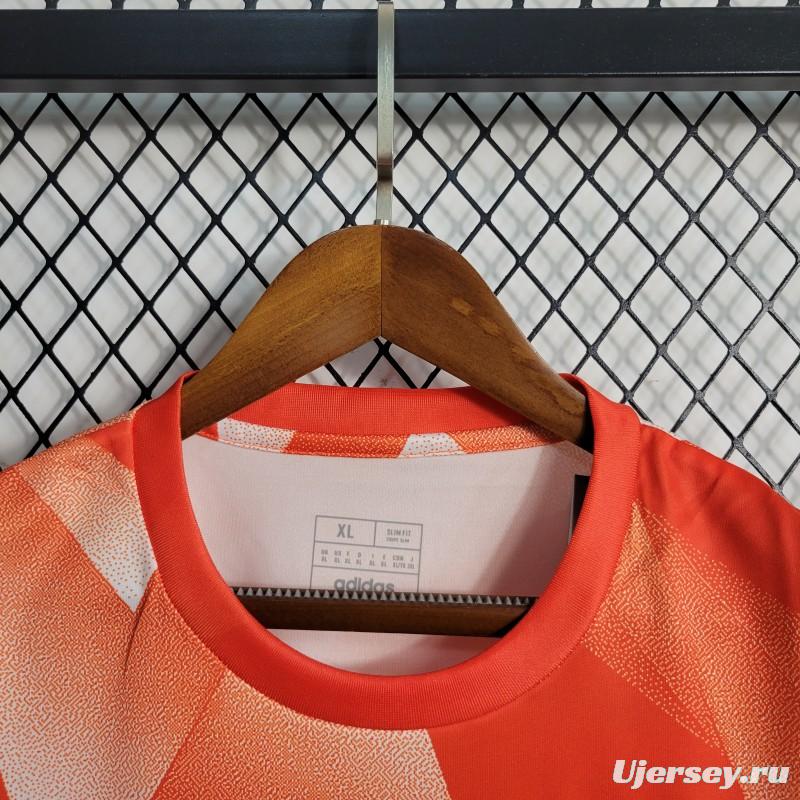 23-24 Olympique Marseille Training Orange Jersey