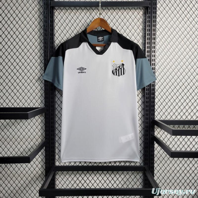 23-24 Santos Training White Jersey