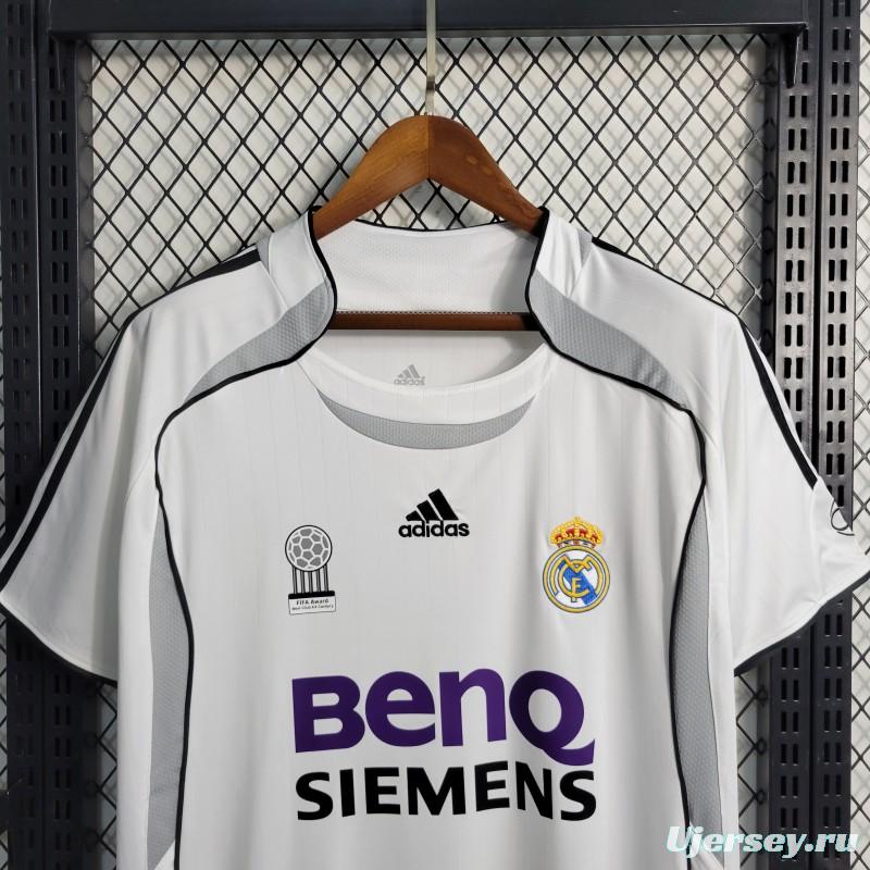 Retro 06/07 Real Madrid Home Jersey