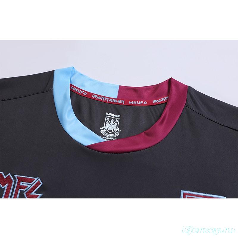 Retro 22/23 Iron Maiden X West Ham Black Jersey