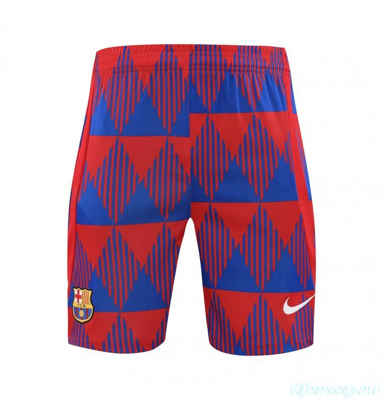 23-24  Barcelona Red Short Sleeve Jersey+Shorts