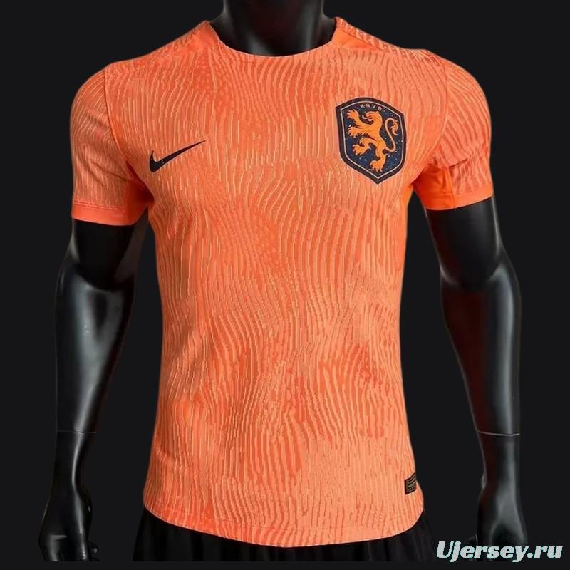 Player Version 2023 Netherlands Home Jersey