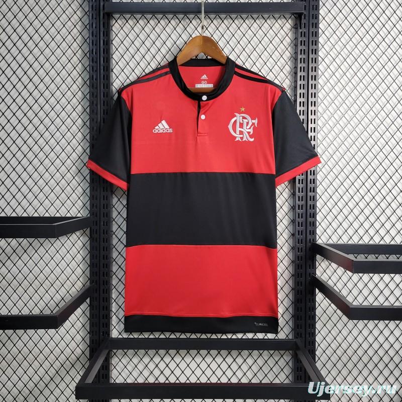 Retro 17-18 Flamengo Home Jersey