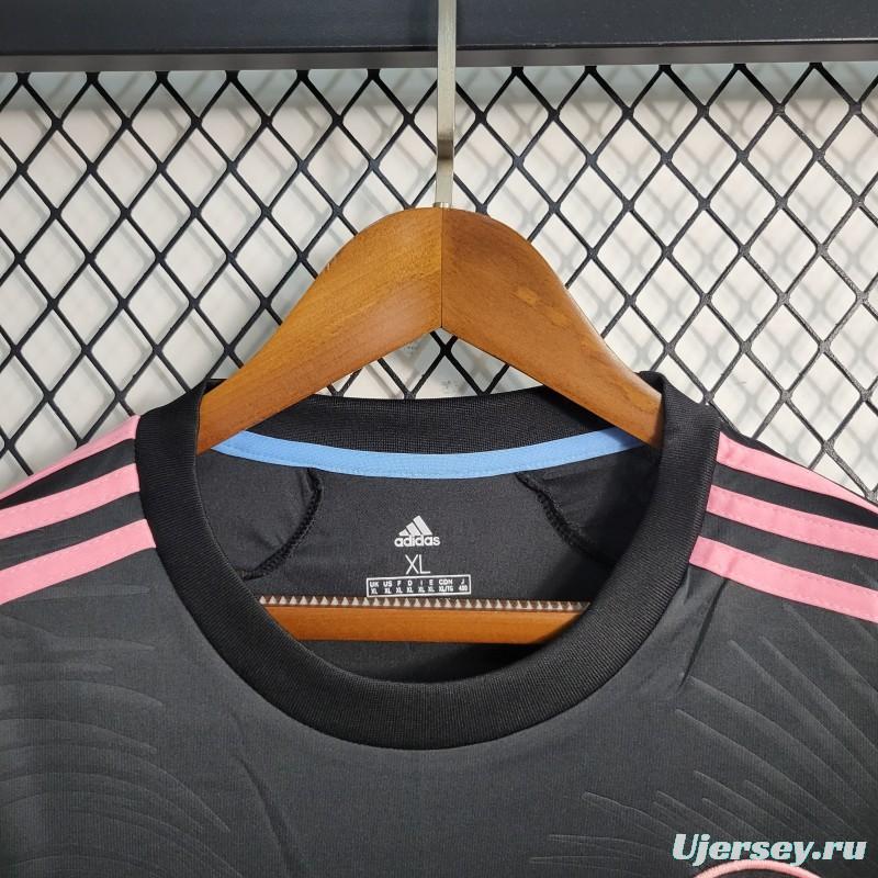 23/24 Inter Miami Away Long Sleeve Black Jersey