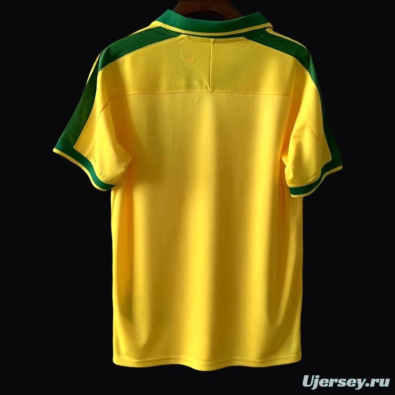 Retro 1997 Brazil Home Jersey