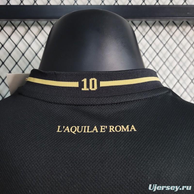 Player Version 23-24 Lazio Black 10th Anniversary Edition Jersey