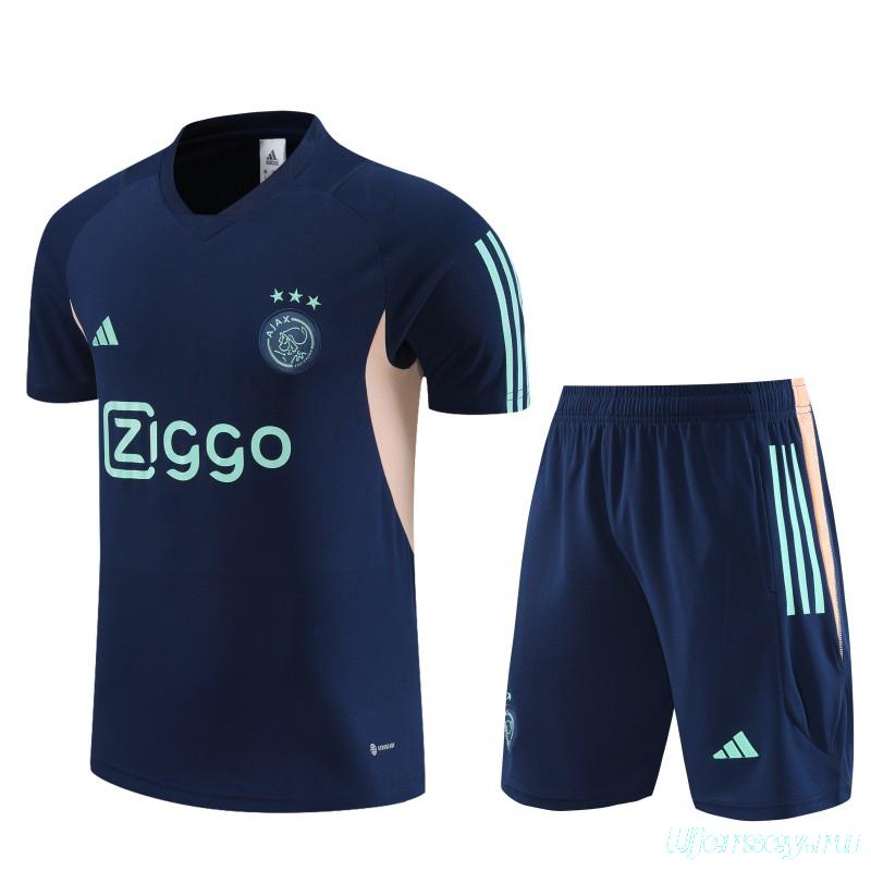 23 24 Ajax Navy Short Sleeve+Shorts