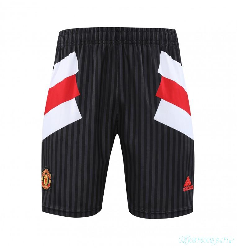 23 24 Manchester United Black Remake Icon Short Sleeve+Shorts