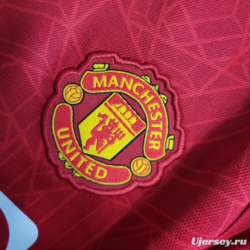 23-24 Kids Manchester United Home Jersey