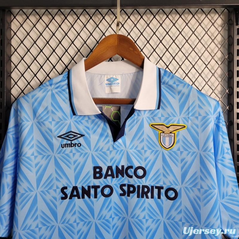 Retro 1991 Lazio Home Jersey