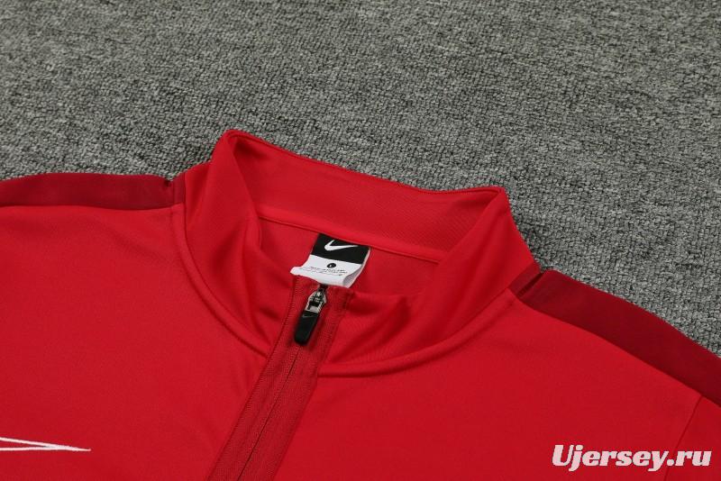 23/24 Nike Red Full Zipper Jacket+ Pants