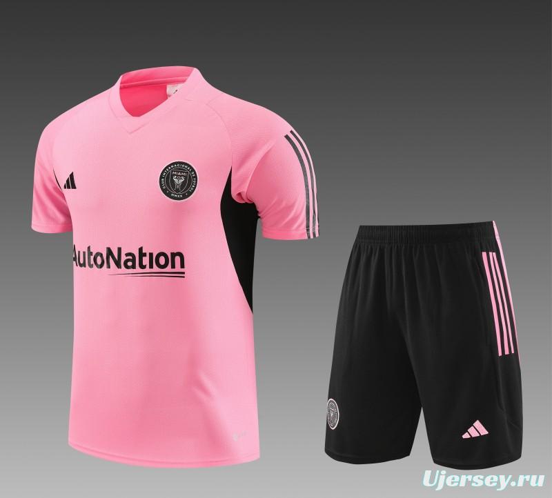 23/24 Inter Miami Pink Short Sleeve Jersey+Shorts