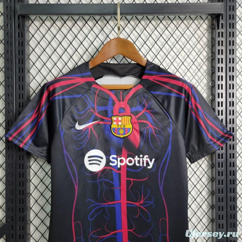 23/24 Kids Barcelona Patta Special Edition Pre-Match Jersey