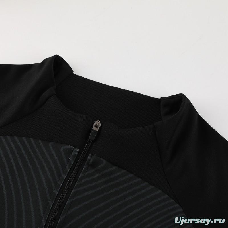 2024 Nike Black Half Zipper Jacket+Pants