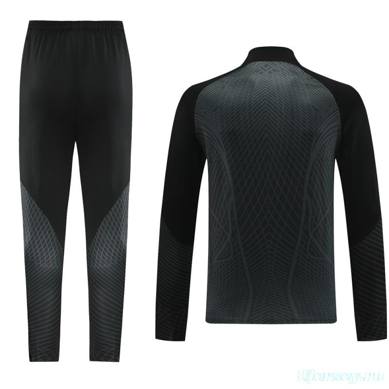 2024 Nike Black Half Zipper Jacket+Pants