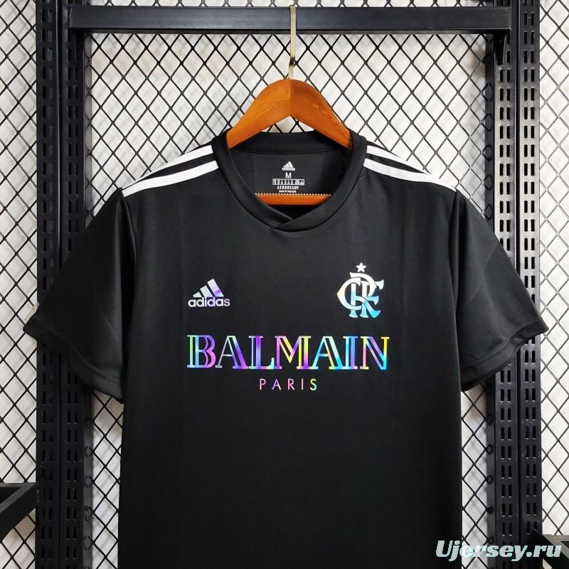 24/25 Flamengo x Balmain  Black Training Jersey