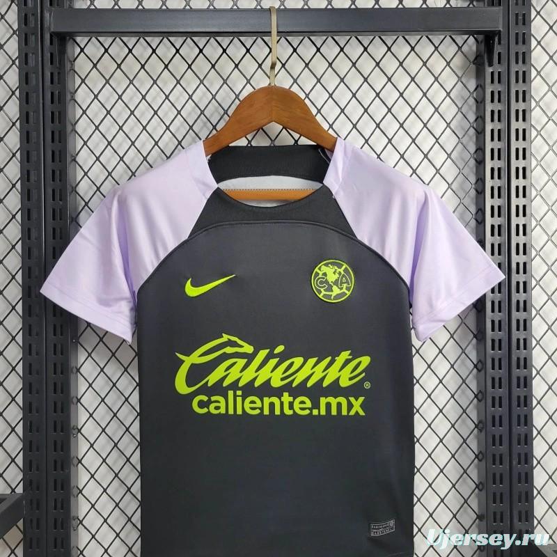 23/24 Kids Club America Purple Black Jersey