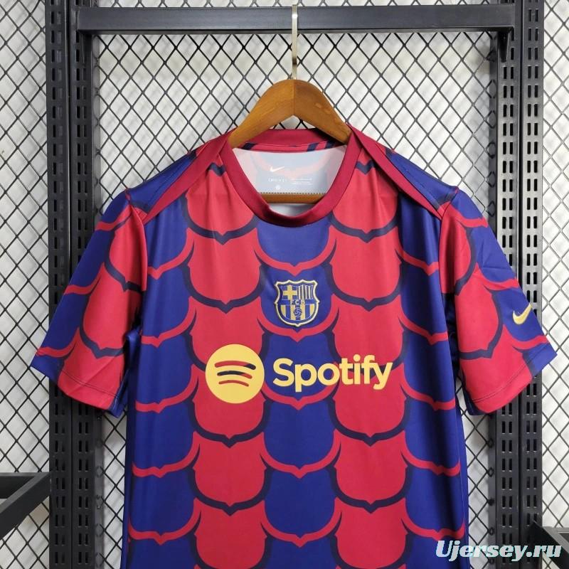 Player Version 23/24 Barcelona Academy Pro Pre-Match Blue Jersey