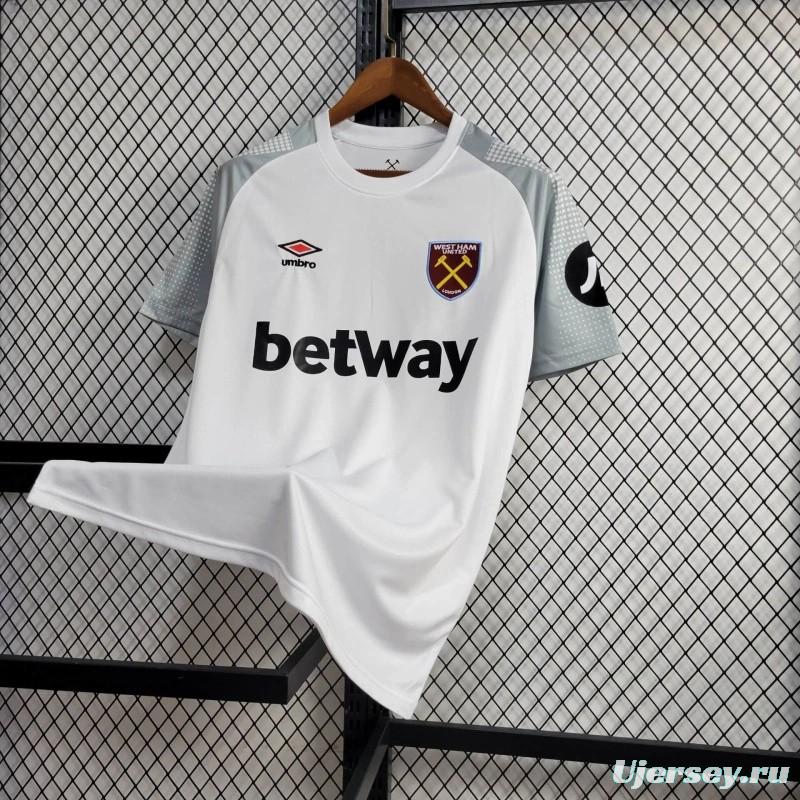 24/25 West Ham United Away White Jersey