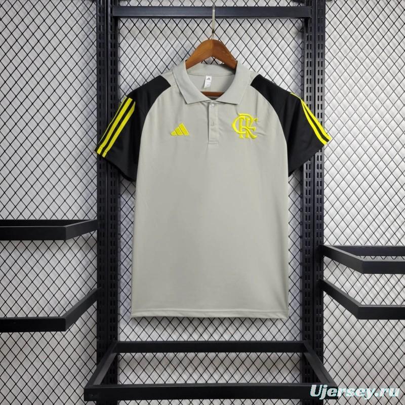 24/25 Flamengo Grey Polo Jersey