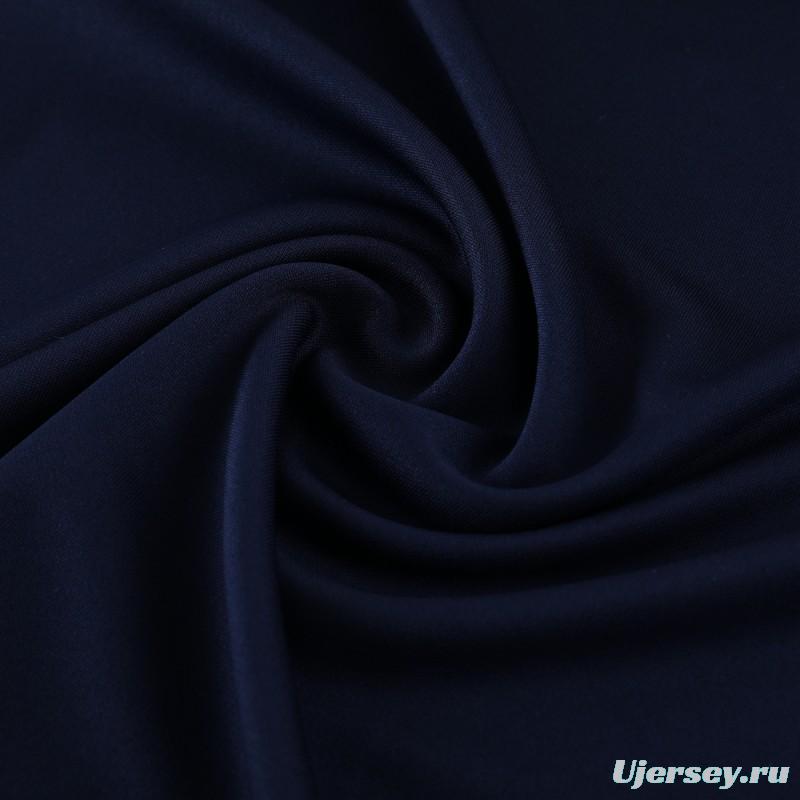 2024 Adidas Navy Half Zipper Jacket+Pants