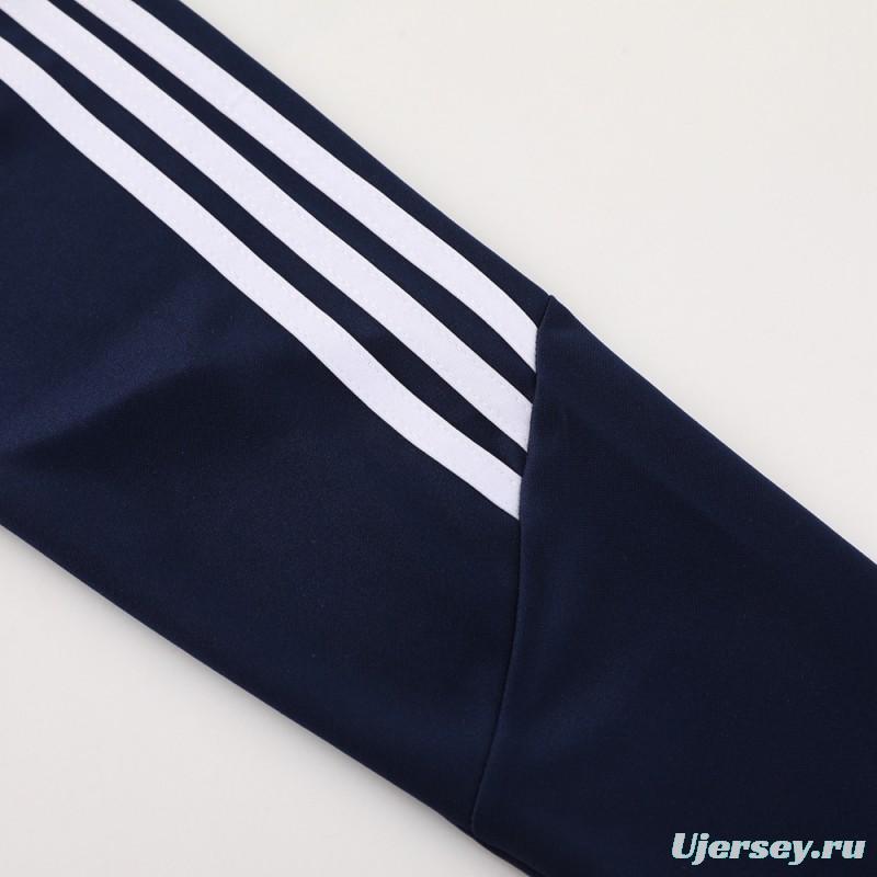 2024 Adidas Navy Half Zipper Jacket+Pants