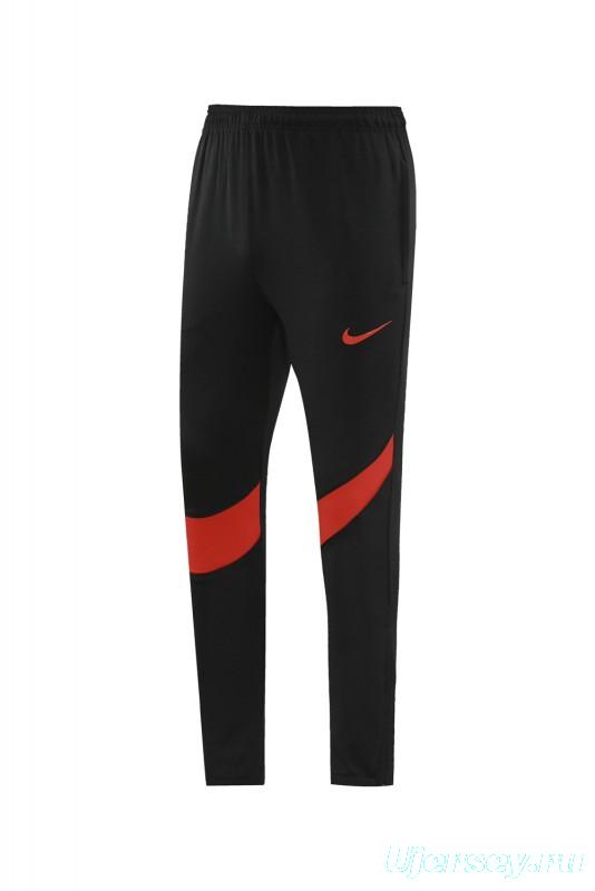 2024 Nike Red/Black Half Zipper Jacket+Pants