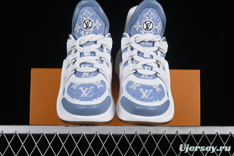 Louis Vuitton Archlight Sneakers with Wave-shaped Sole and Oversized Tongue - MBJ0