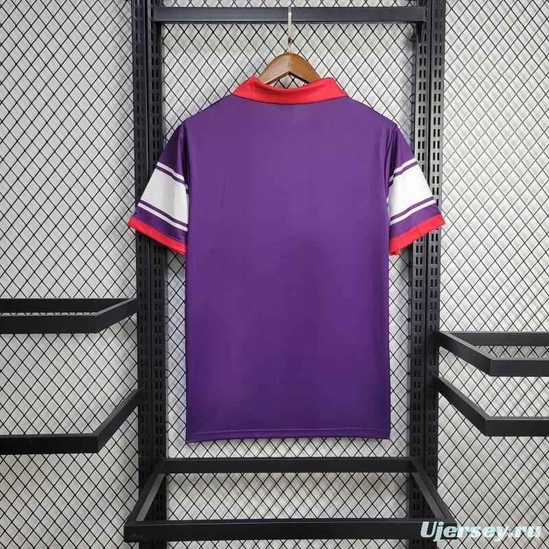 Retro 84/85 ACF Fiorentina Home Jersey