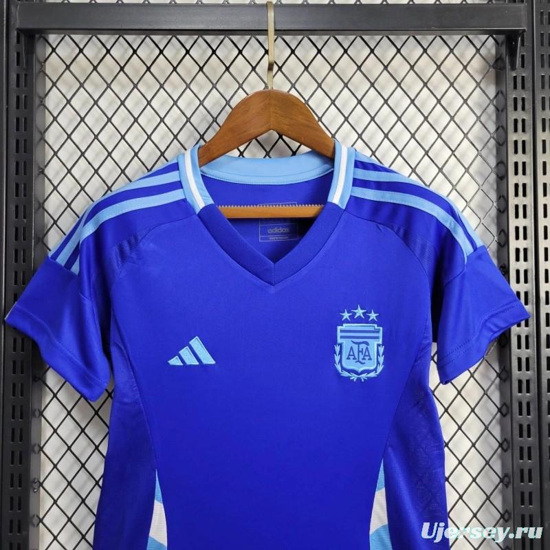 2024 Women Argentina Away Blue Jersey