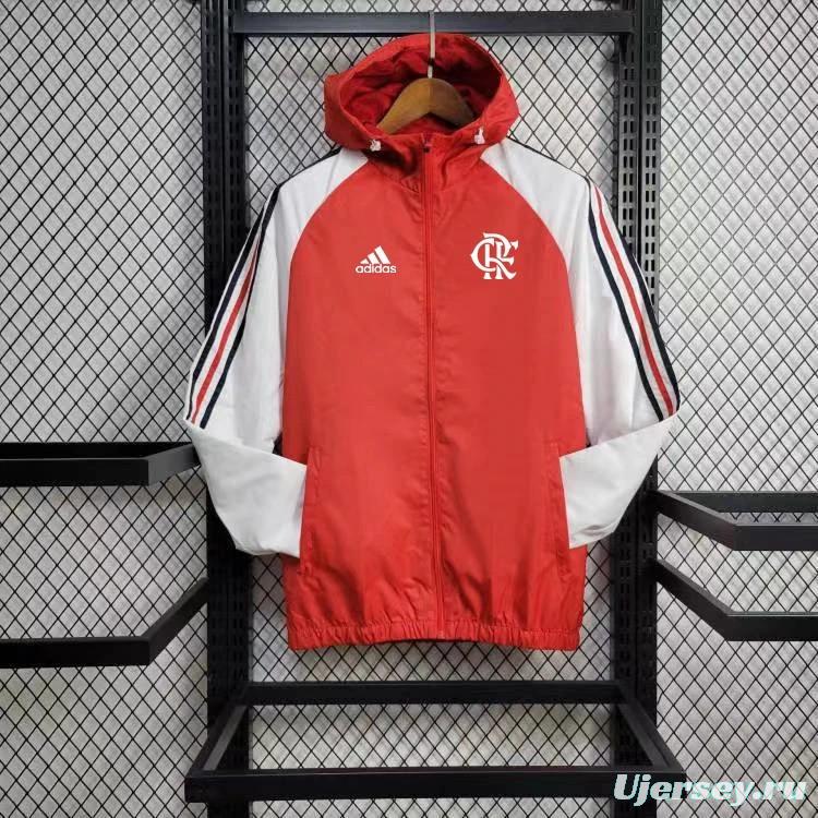 24/25 Flamengo Red Windbreaker