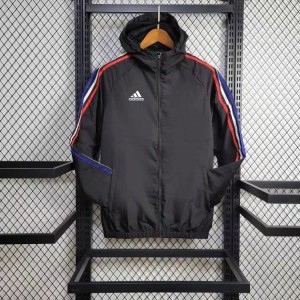 24/25 Adidas Black Windbreaker