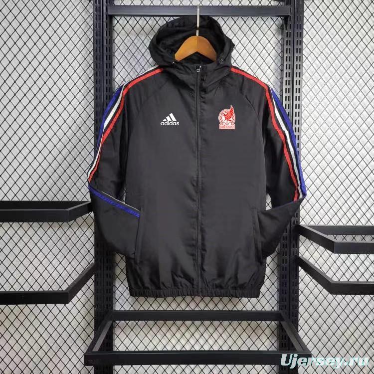 2024 Mexico Black Windbreaker