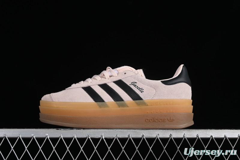 Adidas Originals Gazelle Bold IE0429 Low-Top Sneakers with Thick Sole for Casual Wear, Slip-Resistant and Durable