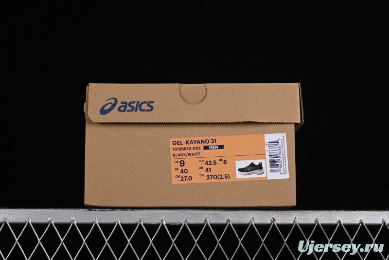 Asics Gel-Kayano 31 Running Shoes with GEL Cushioning and FLYTEFOAM BLAST Technology - 1012B670-002