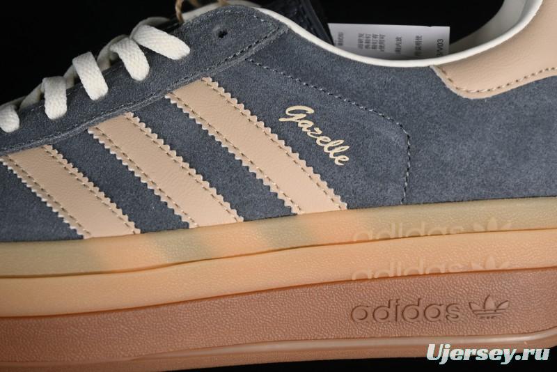 Adidas Originals Gazelle Bold IE0428 Low-Top Sneakers with Thick Sole for Casual Wear Anti-Slip and Durable - IE0428