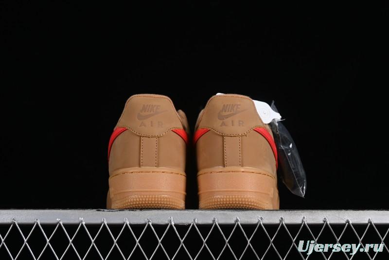 Nike Air Force 1 '07 Low Wheat Color Low-Top Sneakers - FZ7372-300