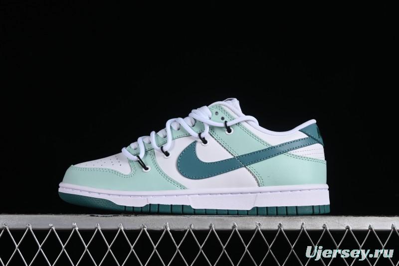 Nike SB Dunk Low White Green Skateboarding Shoes - FD9911-101