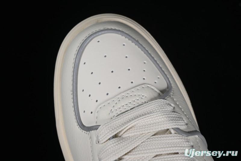 MLB Chunky Liner Basic New York Yankees Thick Sole Platform Sneakers with 6cm Height Increase - 3ASXCA12N50IVS