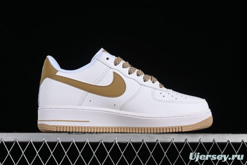 Nike Nocta x Nike Air Force 1 '07 Low "Certified Lover Boy" Khaki Classic Low-Top Casual Sneakers - LO1718-051