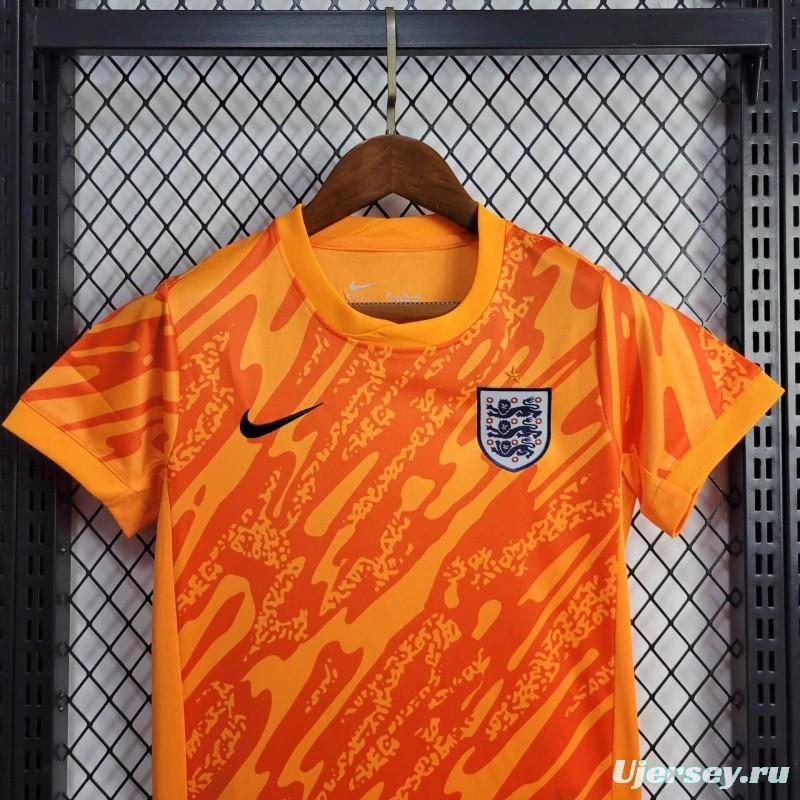 2024 KIDS England Goalkeeper Yellow Jersey