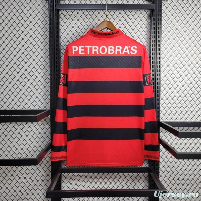 Retro 94/95 Flamengo Home Long Sleeve Jersey