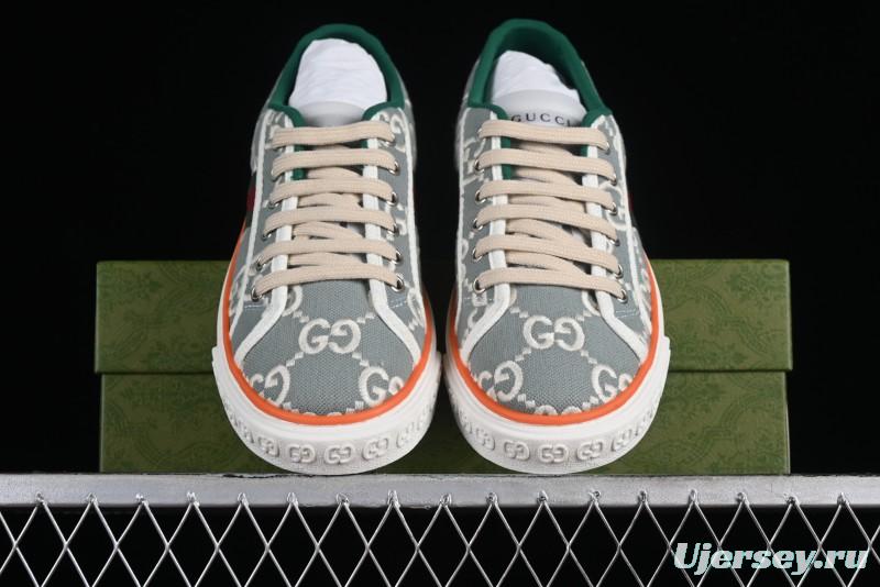 Gucci Tennis 1977 Print Sneaker Retro Casual Canvas Shoes - 02JPO9064