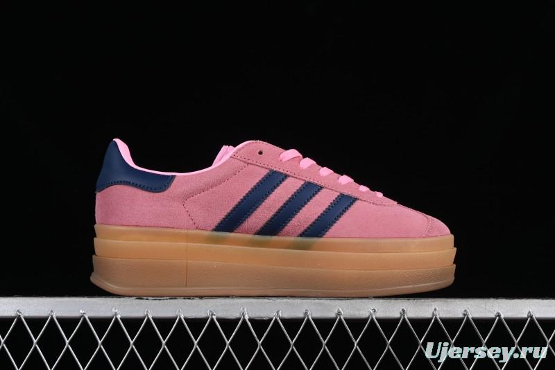 Adidas Originals Gazelle Bold H06122 Low-Top Sneakers with Thick Sole for Casual Wear, Slip-Resistant and Durable
