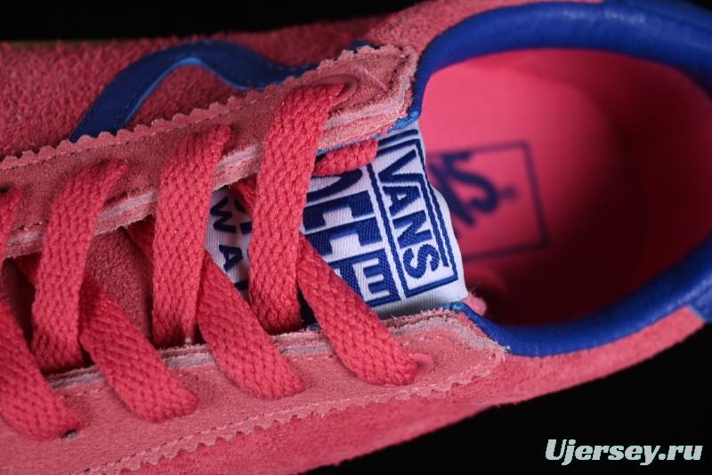 Vans Vault Og Sport Low Retro Suede Canvas Vulcanized Shoes in Dragon Fruit - VN000CQRCHL