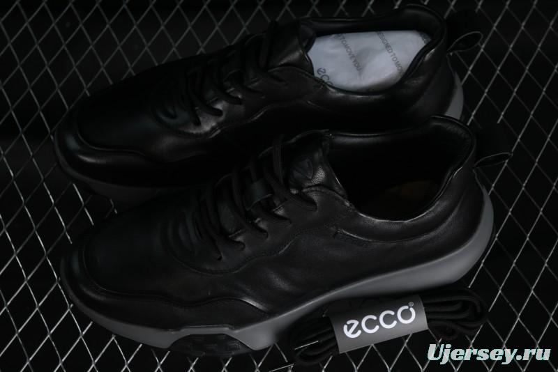 Ecco Pure Color Block Slip-Resistant耐磨耐磨运动鞋 41522801001