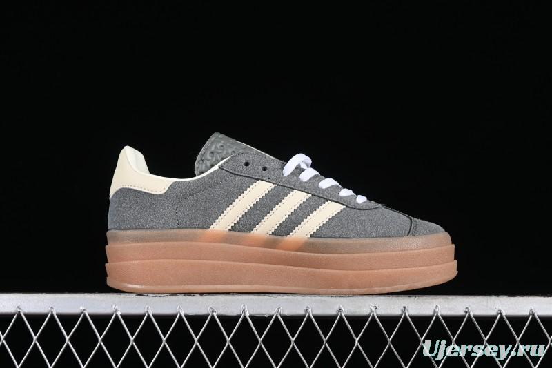 Adidas Originals Gazelle Bold IE0428 Low-Top Sneakers with Thick Sole for Casual Wear, Anti-Slip and Durable - IE0428