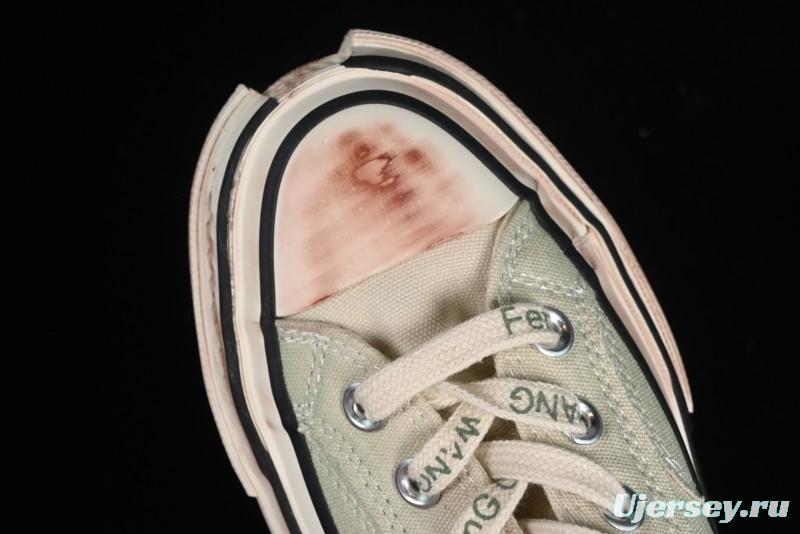 Feng Chen Wang Converse Chuck 70 Low Unisex Deconstructed Canvas Sneakers - A07636C